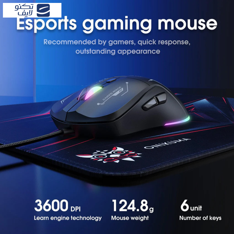 ست گیمینگ اونیکوما مدل TZ3006 ست گیمینگ اونیکوما مدل TZ3006