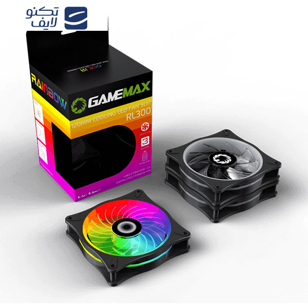 فن کیس گیم مکس مدل RL300 فن کیس گیم مکس مدل RL300