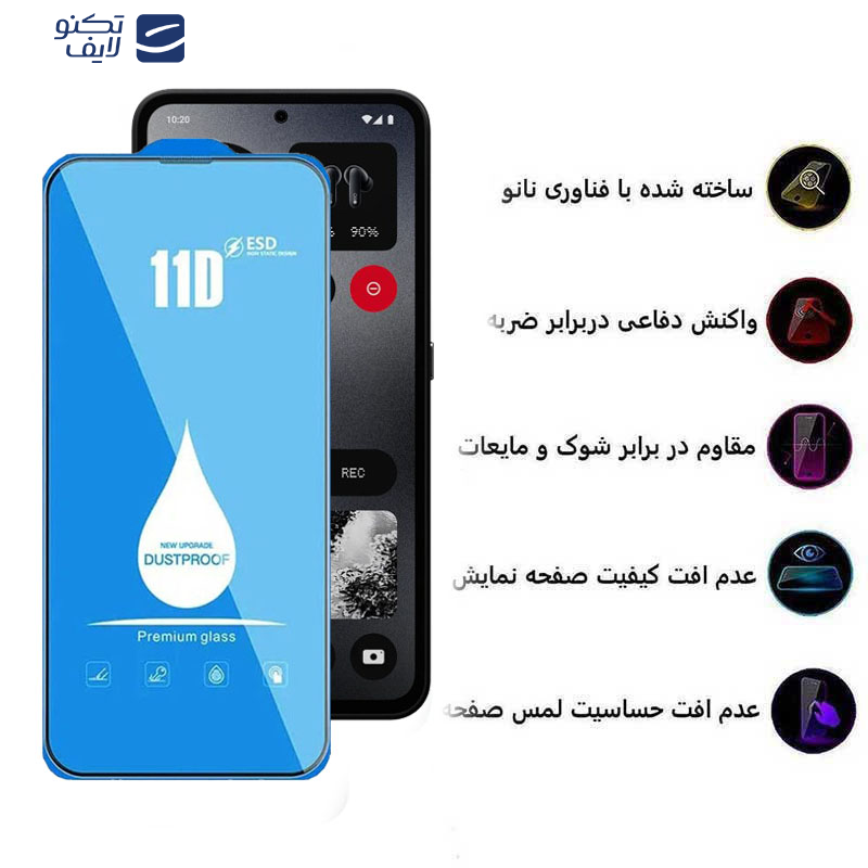 محافظ صفحه نمایش 11D اپیکوی مدل Blue ESD مناسب برای گوشی موبایل ناتینگ فون CMF 1 محافظ صفحه نمایش 11D اپیکوی مدل Blue ESD مناسب برای گوشی موبایل ناتینگ فون CMF 1
