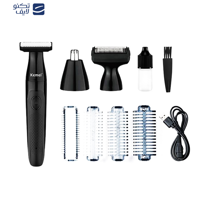 ماشین اصلاح موی بدن و صورت کیمی مدل KM-114