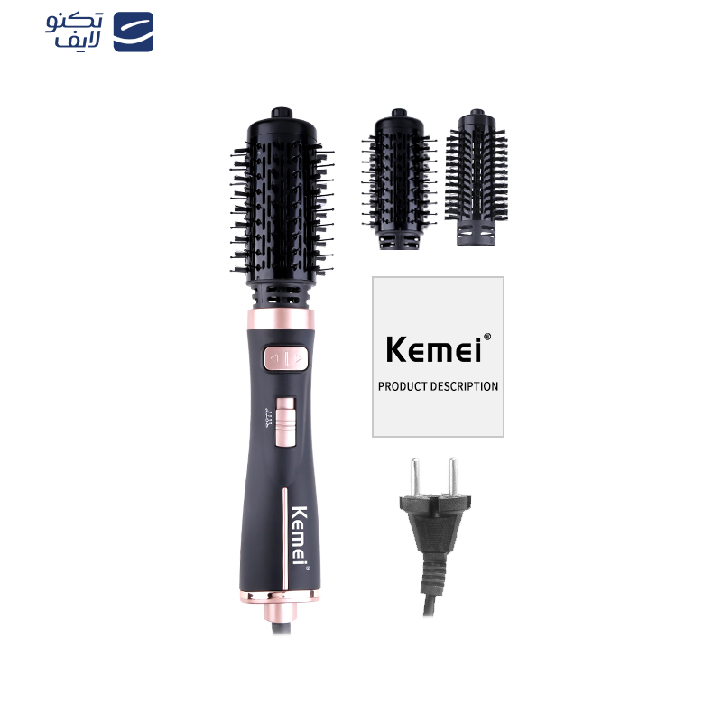 سشوار برس دار چرخشی کیمی مدل KM-8021