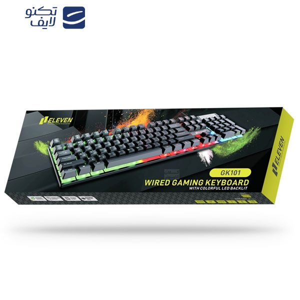 کیبورد مخصوص بازی ایلون مدل GK101 کیبورد مخصوص بازی ایلون مدل GK101