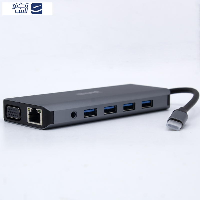 هاب 12 پورت USB-C اینت مدل En-CoT7025 هاب 12 پورت USB-C اینت مدل En-CoT7025