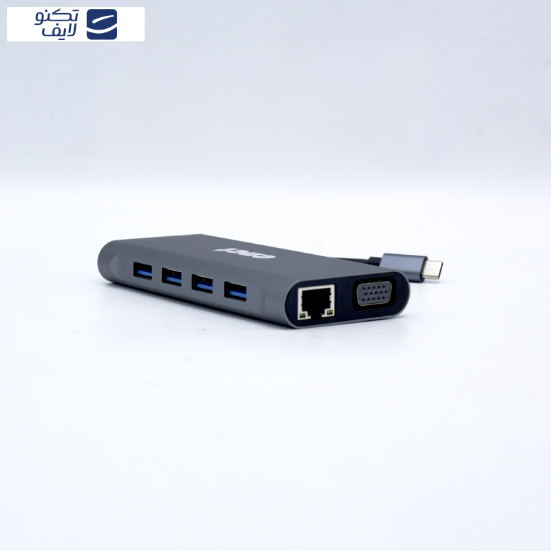 هاب 11 پورت USB-C اینت مدل En-CoT7024 هاب 11 پورت USB-C اینت مدل En-CoT7024