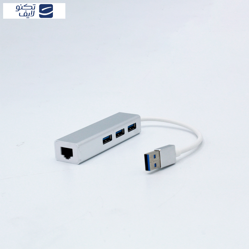 هاب سه پورت USB 3.0/Lan ای نت مدل EN-HLU3 هاب سه پورت USB 3.0/Lan ای نت مدل EN-HLU3