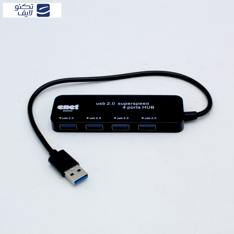 هاب چهار پورت USB 2.0 ای نت مدل EN-AB05 هاب چهار پورت USB 2.0 ای نت مدل EN-AB05