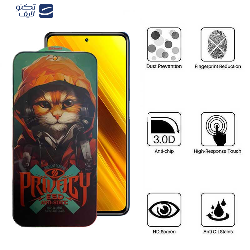 محافظ صفحه نمایش حریم شخصی اپیکوی مدل Privacy Hoodie Cat مناسب برای گوشی موبایل شیائومی Poco X5 Pro /X5 /X4 Pro 5G /X3 Pro /X3 NFC / X3 محافظ صفحه نمایش حریم شخصی اپیکوی مدل Privacy Hoodie Cat مناسب برای گوشی موبایل شیائومی Poco X5 Pro /X5 /X4 Pro 5G /X3 Pro /X3 NFC / X3