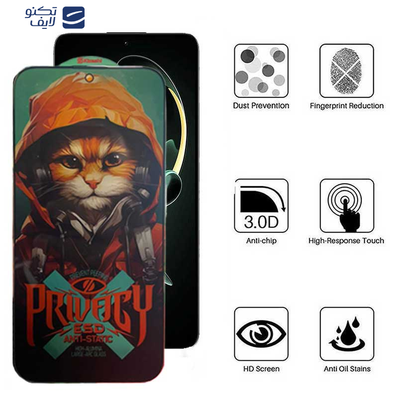 محافظ صفحه نمایش حریم شخصی اپیکوی مدل Privacy Hoodie Cat مناسب برای گوشی موبایل شیائومی Redmi K60 Ultra / K60 Pro / K60E / K60 محافظ صفحه نمایش حریم شخصی اپیکوی مدل Privacy Hoodie Cat مناسب برای گوشی موبایل شیائومی Redmi K60 Ultra / K60 Pro / K60E / K60