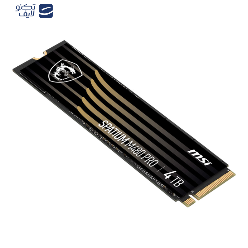اس اس دی اینترنال ام اس آی مدل SPATIUM M480 PRO PCIe 4.0 NVMe M.2 ظرفیت 4 ترابایت