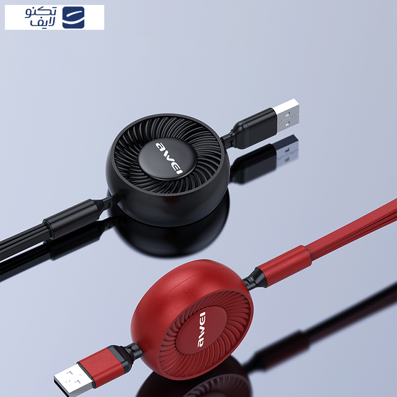 کابل تبدیل USB به microUSB /USB-C / لایتنینگ اوی مدل CL136 Retract طول 1 متر کابل تبدیل USB به microUSB /USB-C / لایتنینگ اوی مدل CL136 Retract طول 1 متر