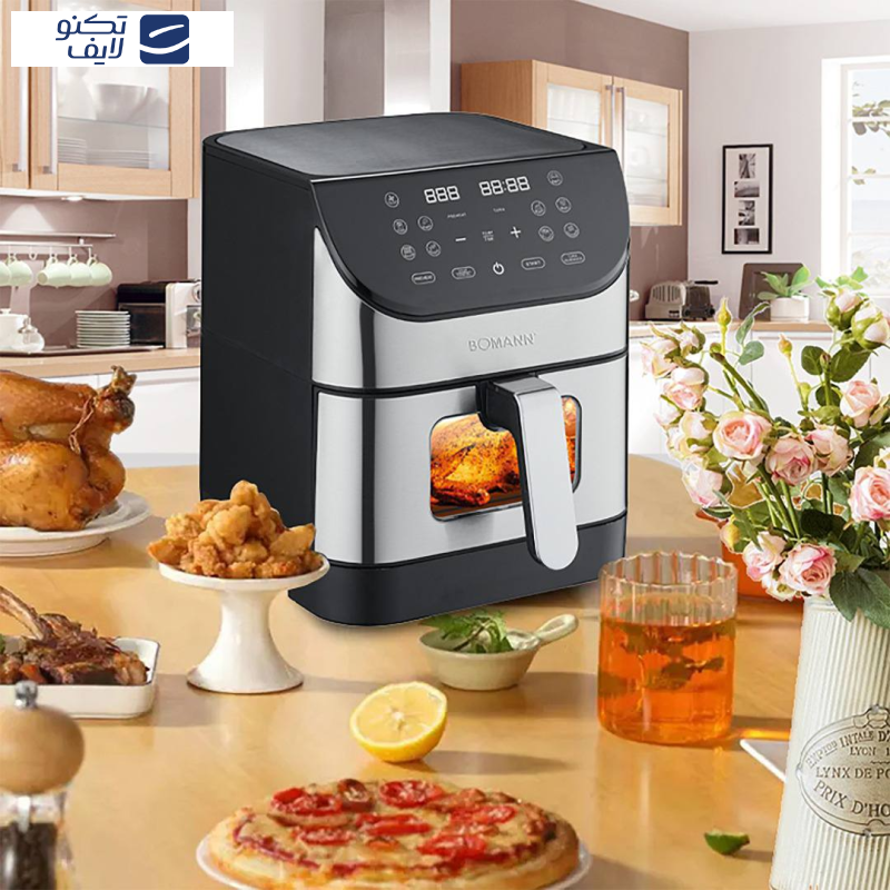 سرخ کن بدون روغن بومن مدل AF 7306 SS سرخ کن بدون روغن بومن مدل AF 7306 SS