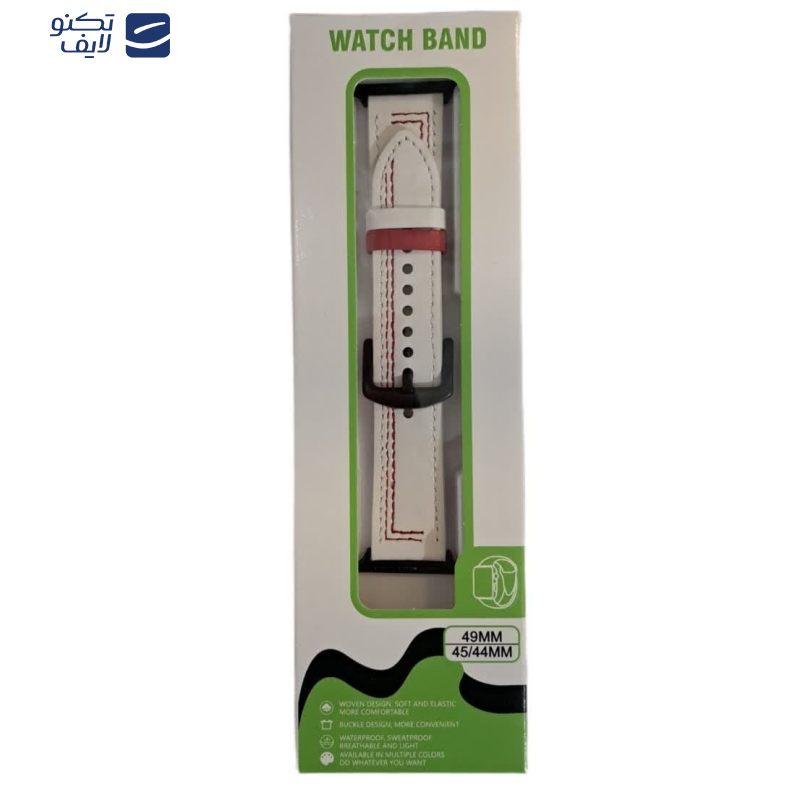 بند تیوا مدل چرمی مناسب برای ساعت هوشمند گرین لاین KW/W/ULTRA