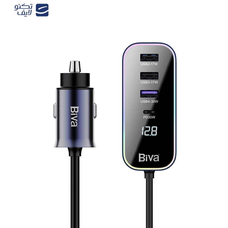 شارژر فندکی 107 وات بیوا مدل CC-014