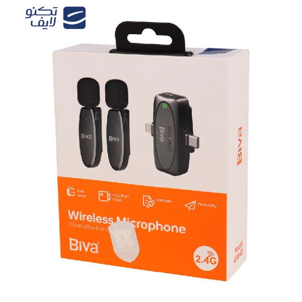 میکروفن یقه ای بیوا مدل WM-03 میکروفن یقه ای بیوا مدل WM-03