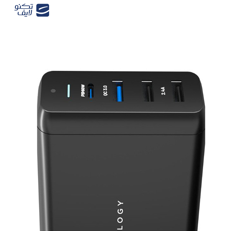 شارژر رومیزی 75 وات پاورولوجی مدل PWCUQC001