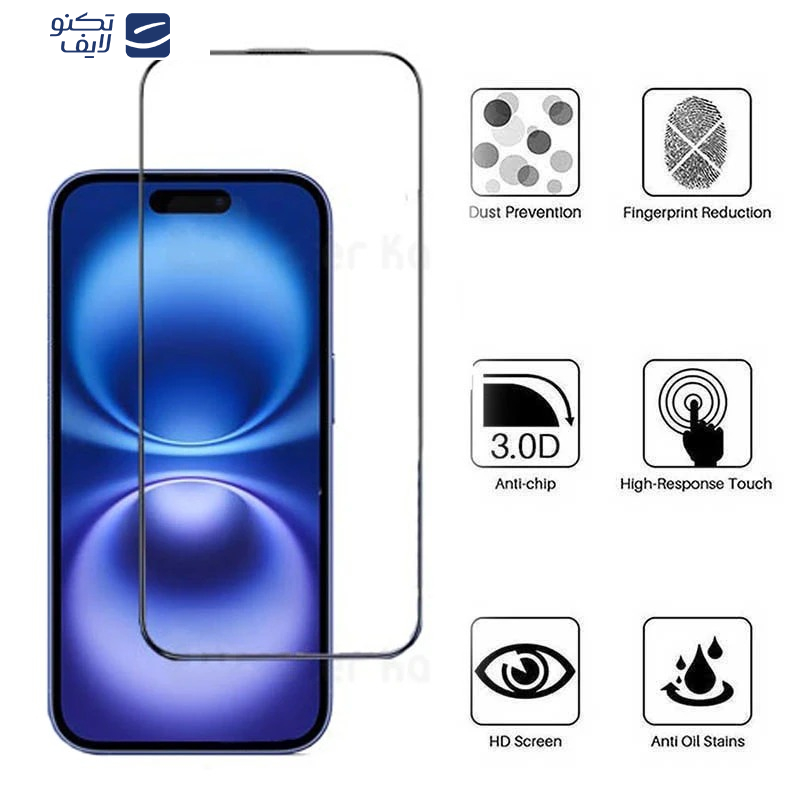 محافظ صفحه نمایش کی -زد دوو مدل Full-Glass-k مناسب برای گوشی موبایل اپل iPhone 16/ 15/ 14 Pro محافظ صفحه نمایش کی -زد دوو مدل Full-Glass-k مناسب برای گوشی موبایل اپل iPhone 16/ 15/ 14 Pro