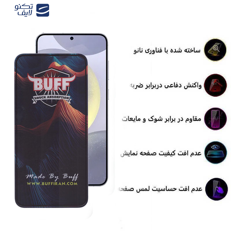 محافظ صفحه نمایش بوف مدل 5D Mountain-G مناسب برای گوشی موبایل سامسونگ Galaxy S25 Plus محافظ صفحه نمایش بوف مدل 5D Mountain-G مناسب برای گوشی موبایل سامسونگ Galaxy S25 Plus