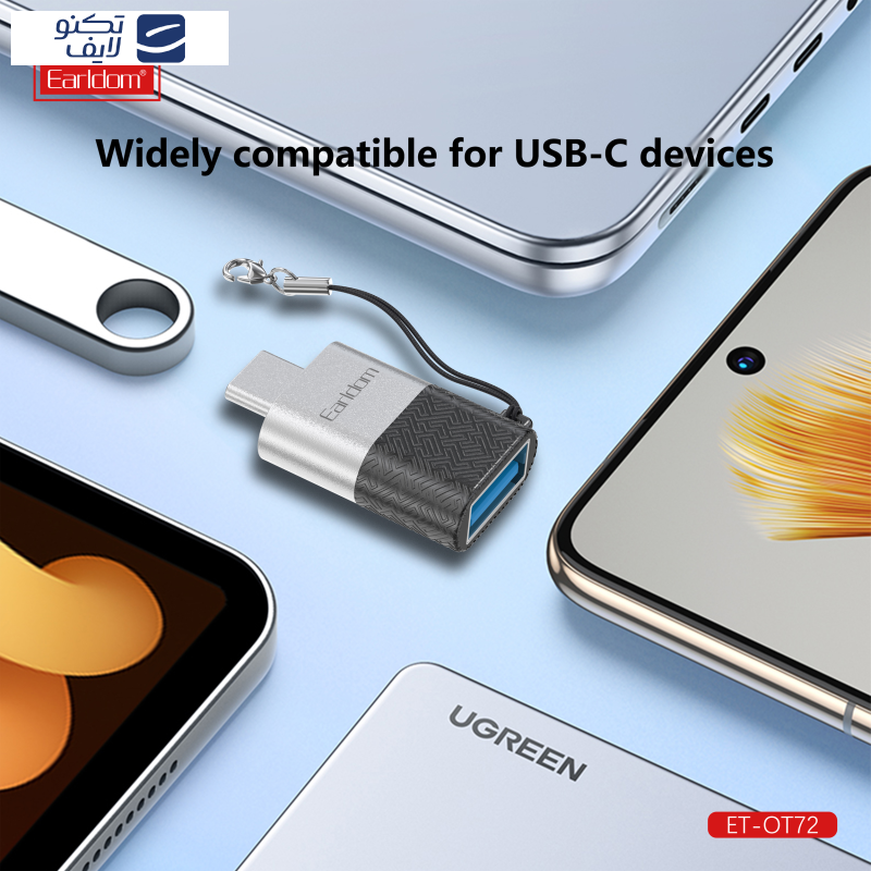 مبدل OTG USB3 به لایتنینگ ارلدام مدل OT74 مبدل OTG USB3 به لایتنینگ ارلدام مدل OT74
