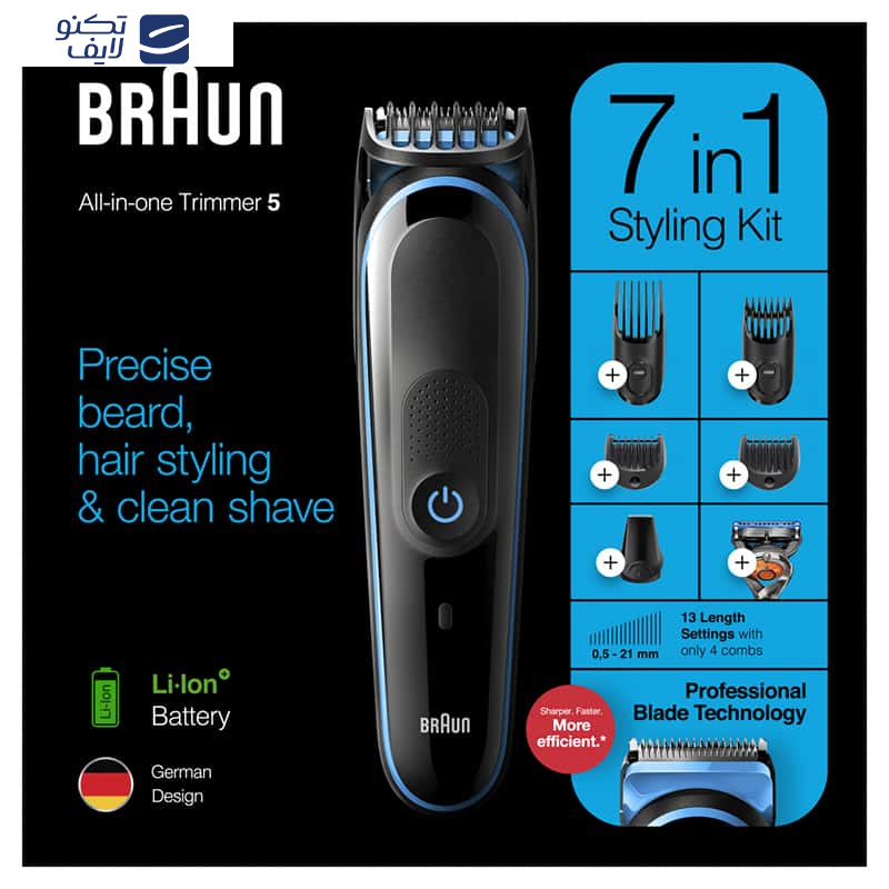 ماشین اصلاح موی سر و صورت براون مدل MGK5245 ماشین اصلاح موی سر و صورت براون مدل MGK5245