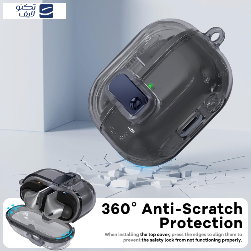 کاور کینگدام مدل ELEHOLD مناسب برای کیس هدفون بی سیم سامسونگ Galaxy Buds 3 / 3 Pro به همراه آویز کاور کینگدام مدل ELEHOLD مناسب برای کیس هدفون بی سیم سامسونگ Galaxy Buds 3 / 3 Pro به همراه آویز