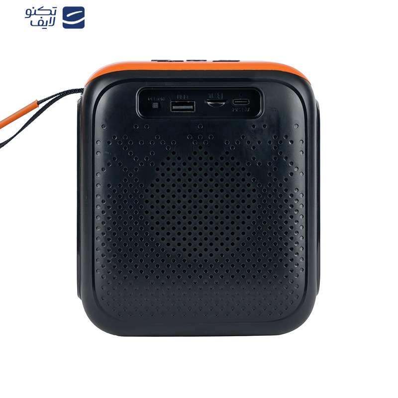 اسپیکر بلوتوثی قابل حمل جی بی کیو مدل SP-1108 اسپیکر بلوتوثی قابل حمل جی بی کیو مدل SP-1108