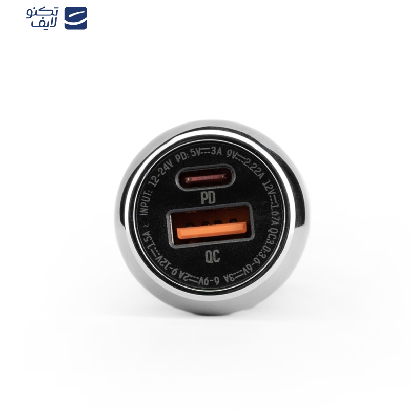 شارژر فندکی 30 وات جی بی کیو مدل A4808Q شارژر فندکی 30 وات جی بی کیو مدل A4808Q