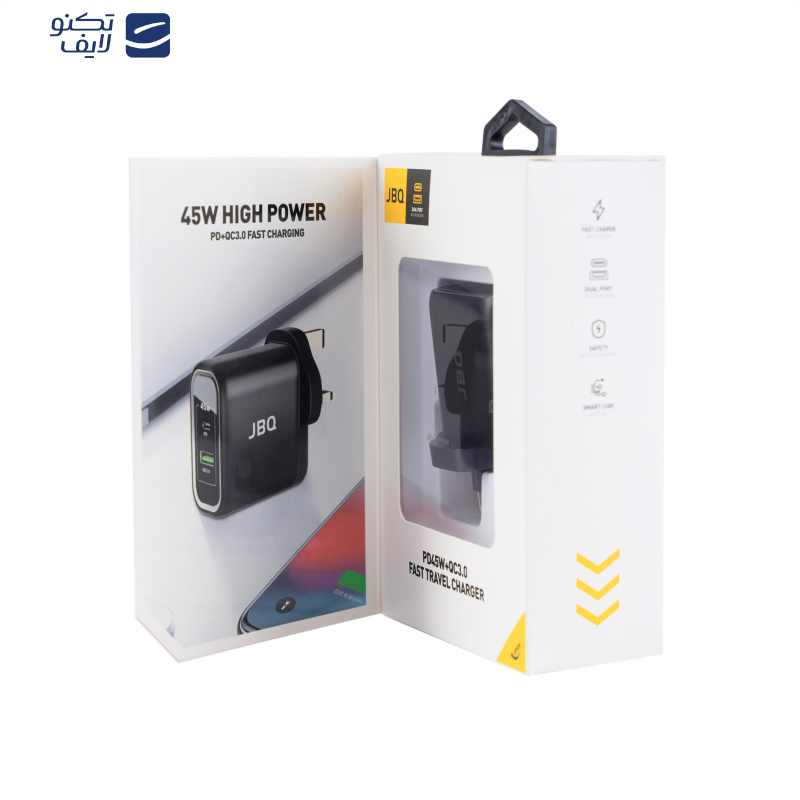 شارژر دیواری 45 وات جی بی کیو مدل HC-745