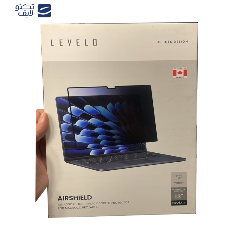 محافظ صفحه نمایش حریم شخصی لولو مدل Air Adsrorption Privacy مناسب برای اپل Macbook Pro 13 محافظ صفحه نمایش حریم شخصی لولو مدل Air Adsrorption Privacy مناسب برای اپل Macbook Pro 13