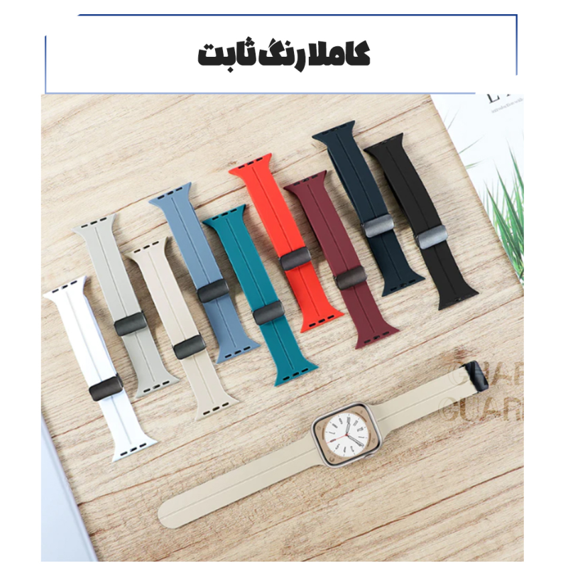 بند قاب گارد مدل SILKMGNGR مناسب برای ساعت هوشمند اپل Watch 38mm / 40mm / 41mm