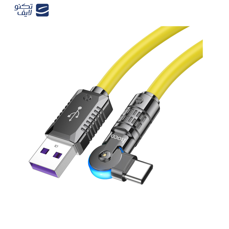 کابل تبدیل USB به USB-C هوکو مدل U118 100W طول 1.2 متر کابل تبدیل USB به USB-C هوکو مدل U118 100W طول 1.2 متر