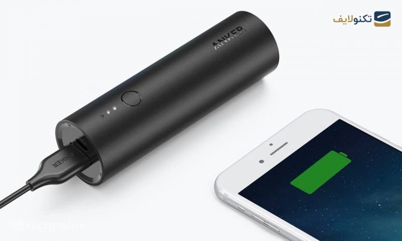 پاوربانک انکر مدل A1109 PowerCore با ظرفیت 5000 میلی آمپر ساعت