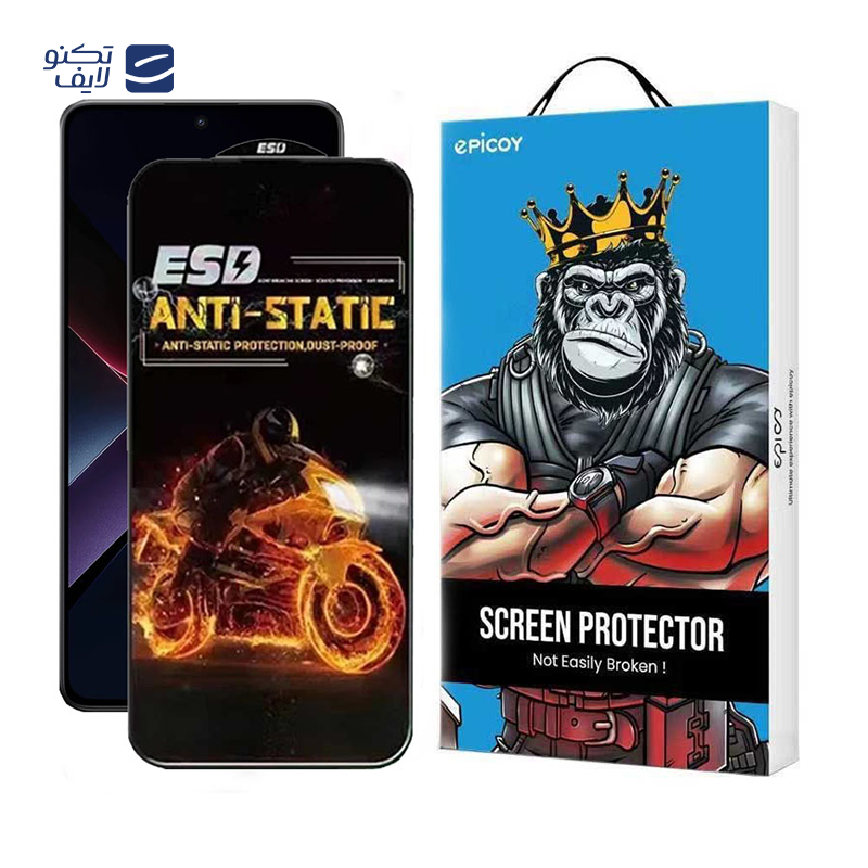 محافظ صفحه نمایش اپیکوی مدل Fiery ESD مناسب برای گوشی موبایل شیائومی Poco X7 Pro / X7 /X6 /X6 Pro محافظ صفحه نمایش اپیکوی مدل Fiery ESD مناسب برای گوشی موبایل شیائومی Poco X7 Pro / X7 /X6 /X6 Pro