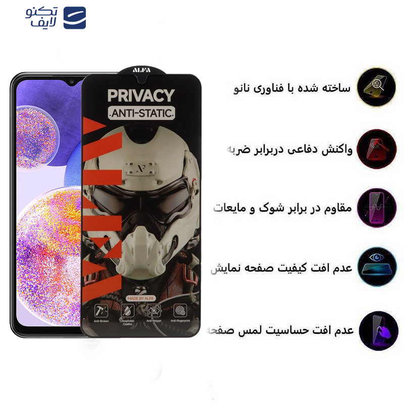 gallery-محافظ صفحه نمایش حریم شخصی گوشی سامسونگ Galaxy A23 - A13 - A12 - A32 5G - M12 - M32 5G اپیکوی مدل Alpha copy.png gallery-محافظ صفحه نمایش حریم شخصی گوشی سامسونگ Galaxy A23 - A13 - A12 - A32 5G - M12 - M32 5G اپیکوی مدل Alpha copy.png