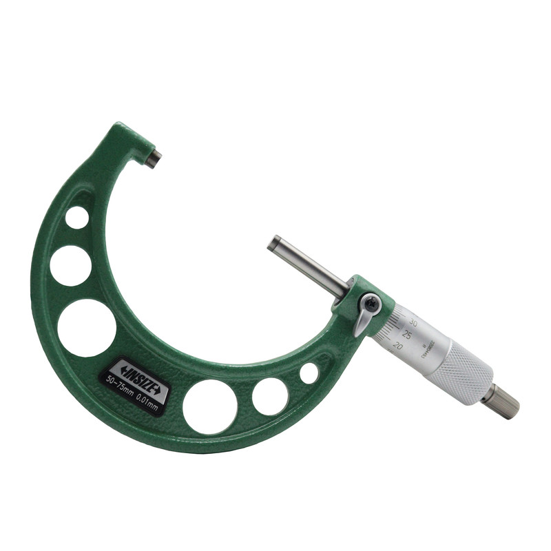 میکرومتر بیرون سنج اینسایز مدل YP-3203-25A-50-75x0.01MM گستره 50-75 میلی متر میکرومتر بیرون سنج اینسایز مدل YP-3203-25A-50-75x0.01MM گستره 50-75 میلی متر