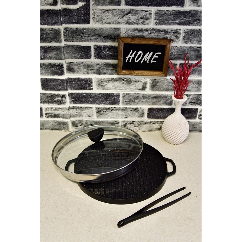 تابه گریل یونیک مدل گرد کد 6029 سایز 34