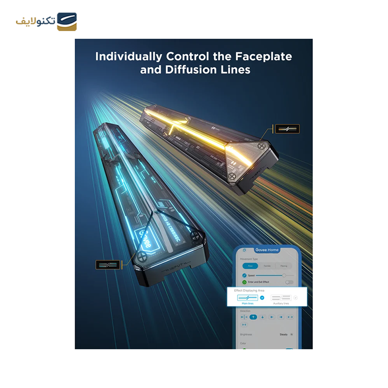 gallery-پنل هوشمند گووی مدل Gaming Wall Light H6063 بسته 4 عددی copy.png