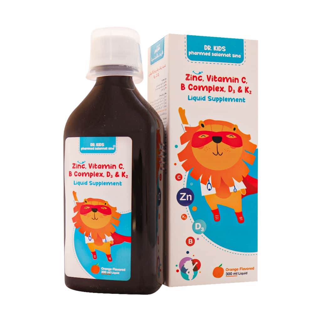شربت زینک دکتر کیدز 300 میلی لیتر شربت زینک دکتر کیدز 300 میلی لیتر