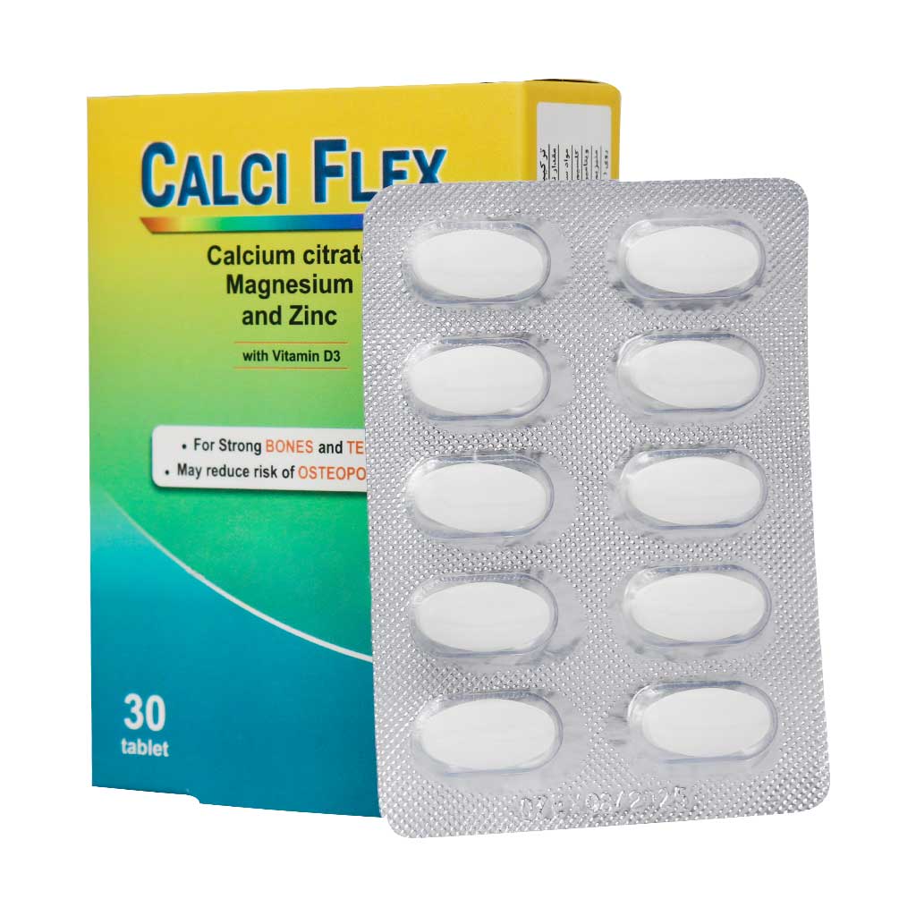 قرص کلسی فلکس دارو پژوهان پاسارگاد 30 عدد قرص کلسی فلکس دارو پژوهان پاسارگاد 30 عدد