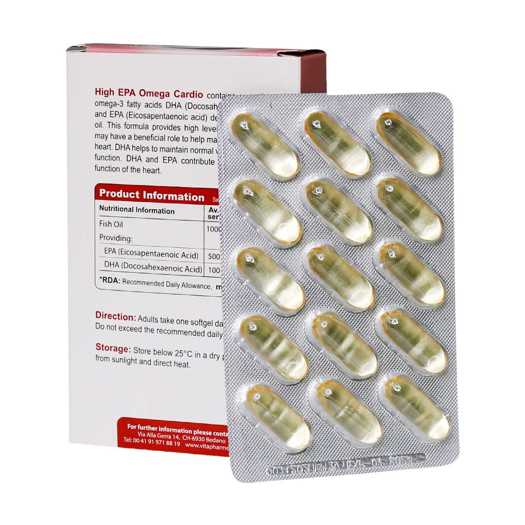 کپسول نرم ژلاتینی امگا 3 High EPA ویواتیون 30 عدد کپسول نرم ژلاتینی امگا 3 High EPA ویواتیون 30 عدد