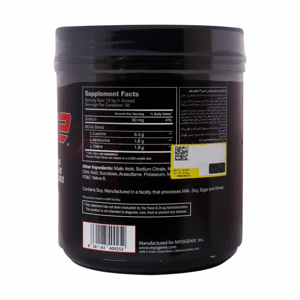 پودر آمینو 2 مایوجنیکس 375 گرم پودر آمینو 2 مایوجنیکس 375 گرم