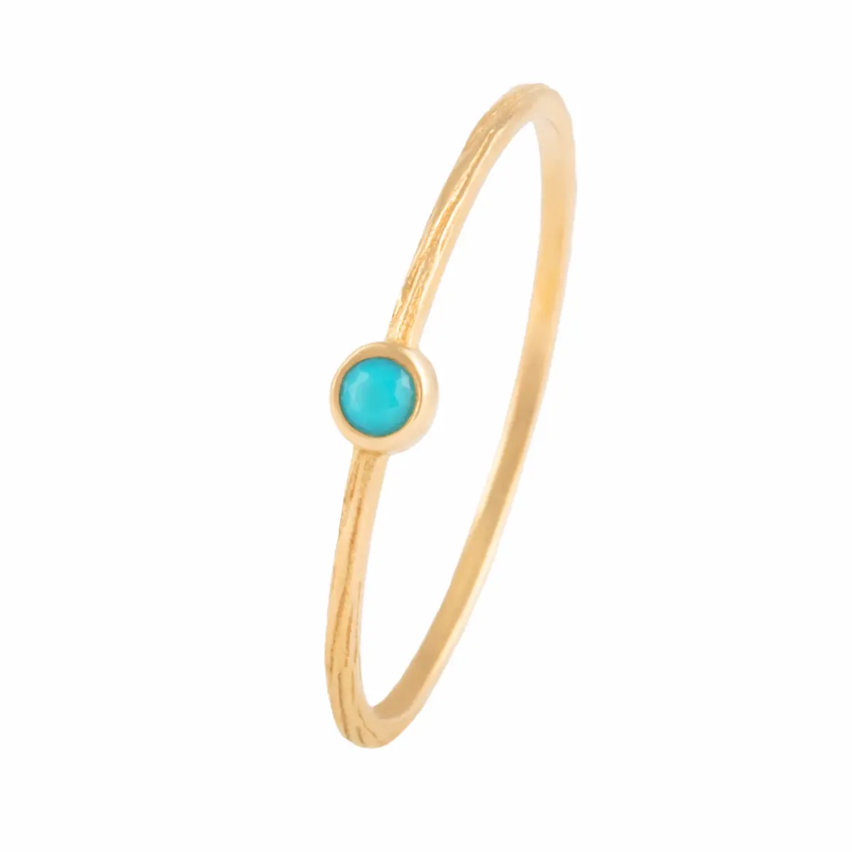 انگشتر طلای 18 عیار زنانه بان گالری مدل نگینی میلا فیروزه ای انگشتر طلای 18 عیار زنانه بان گالری مدل نگینی میلا فیروزه ای