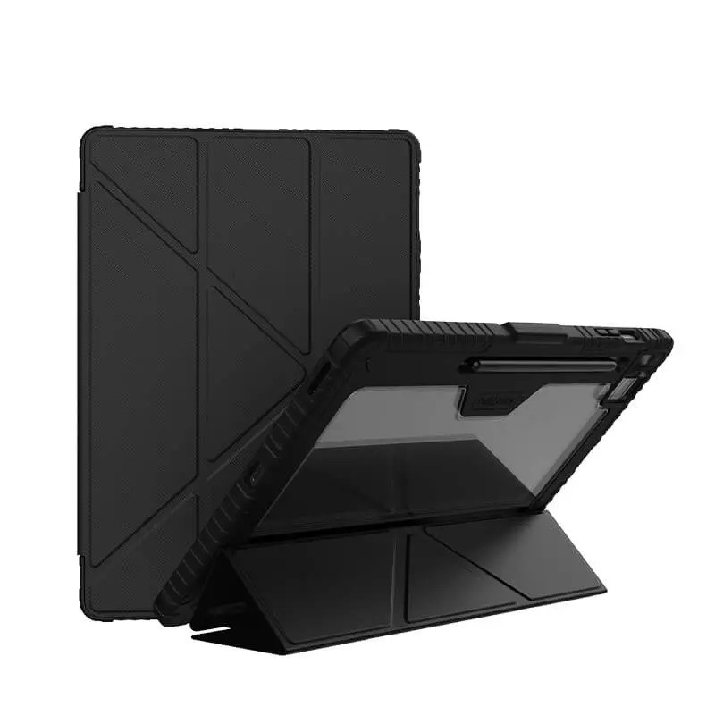 کیف کلاسوری نیلکین مدل Bumper Pro Multi-angle folding style مناسب برای تبلت سامسونگ Galaxy Tab S10 FE Plus کیف کلاسوری نیلکین مدل Bumper Pro Multi-angle folding style مناسب برای تبلت سامسونگ Galaxy Tab S10 FE Plus