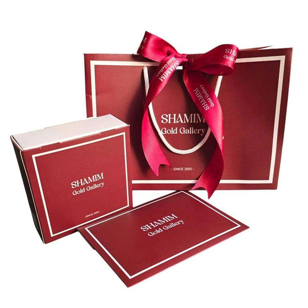 آویز ساعت طلا 18عیار شمیم گلد گالری مدل M793