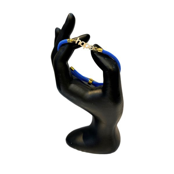 دستبند طلا 18 عیار زنانه شمیم گلد گالری مدل آسانسوری HOPE دستبند طلا 18 عیار زنانه شمیم گلد گالری مدل آسانسوری HOPE