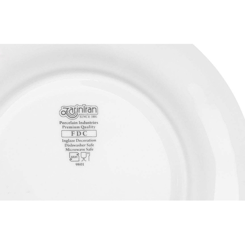 پیش دستی چینی زرین ایران مدل نئوکلاسیک 19 بسته 6 عددی درجه عالی