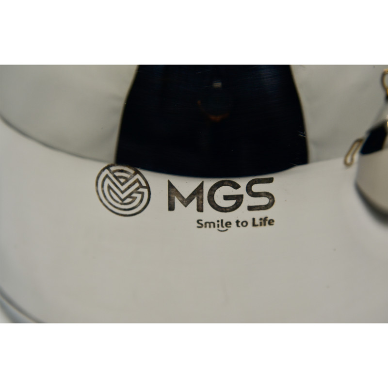 ست کتری و قوری ام جی اس طرح استیل طلایی کد K41014