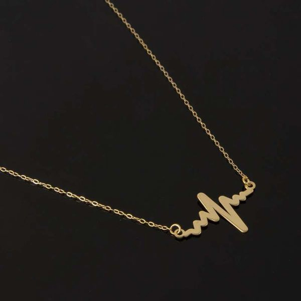 گردنبند طلا 18 عیار زنانه شمیم گلد گالری مدل ضربان گردنبند طلا 18 عیار زنانه شمیم گلد گالری مدل ضربان