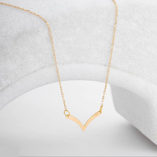 گردنبند طلا 18 عیار زنانه شمیم گلد گالری مدل هلال