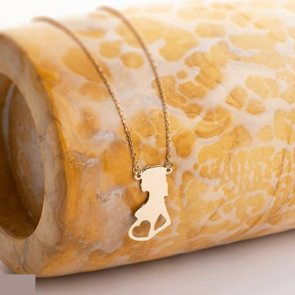 گردنبند طلا 18 عیار زنانه شمیم گلد گالری مدل مادر