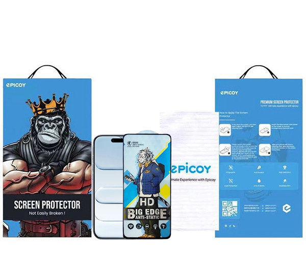 محافظ صفحه نمایش اپیکوی مدل Tiger-Big Edge مناسب برای گوشی موبایل اپل iphone 17 /16 pro محافظ صفحه نمایش اپیکوی مدل Tiger-Big Edge مناسب برای گوشی موبایل اپل iphone 17 /16 pro
